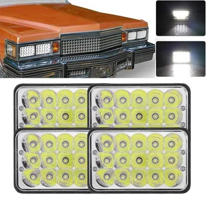 4pcs 4x6" Inch LED Sealed Beam Headlights H4652 For Chevy C10 K10 Blazer Ford - Picture 1 of 12