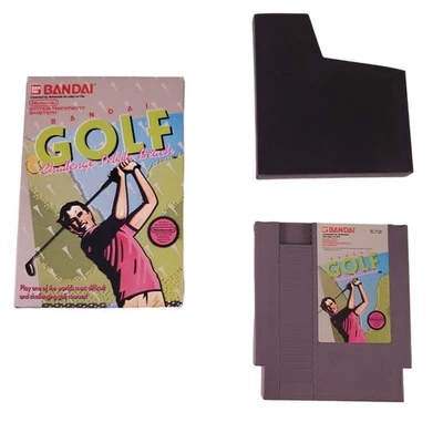 Bandai NES Nintendo Golf Challenge Pebble Beach Clean Box and Game TESTED - Image 1 of 4