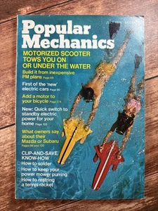 Vintage Popular Mechanics Magazine July 1974 ~ Greenhouse ~ Garden Bench - Picture 1 of 13