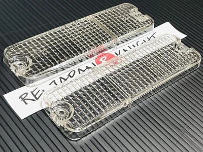 JUEGO DE PAR DE LENTES TRANSPARENTES LUZ INTERMITENTE FRONTAL PARA 79 80 81 82 MAZDA RX7 RX-7 SA22 Foto 1 de 4