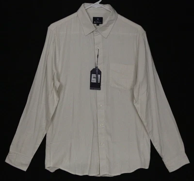 Nueva con etiquetas Camisa Abotonada The Original Ben Shermon Marfil Para Hombre Mediana Foto 1 de 4