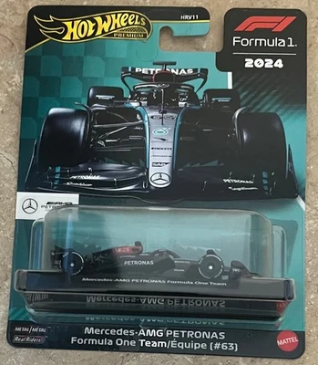 Hot Wheels Premium 2024 Mercedes-amg Petronas Formula 1 Team Die-Cast Foto 1 de 4