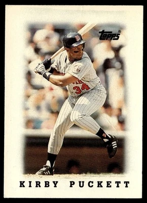 1988 Topps Major League Leaders Minis Kirby Puckett Minnesota Twins #23 - Image 1 of 2