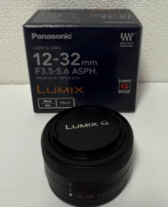 Panasonic Lumix G VARIO 12-32mm F3.5-5.6 ASPH MEGA O.I.S. Zoom Black H-FS12032-K - Picture 1 of 9