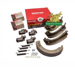 OE Land Rover Series 2 2A 3 88" 109" 11" Front Brake Kit Shoes & Cylinders - Picture 1 of 2