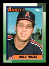 1990 Topps Tiffany #477 Willie Fraser    California Angels MINT