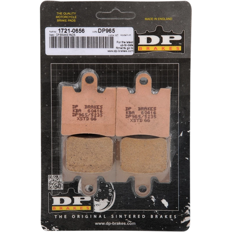 DP BRAKES DP965 STANDARD COMPOUND BRAKE PAD SET DP965 - Image 1 of 1