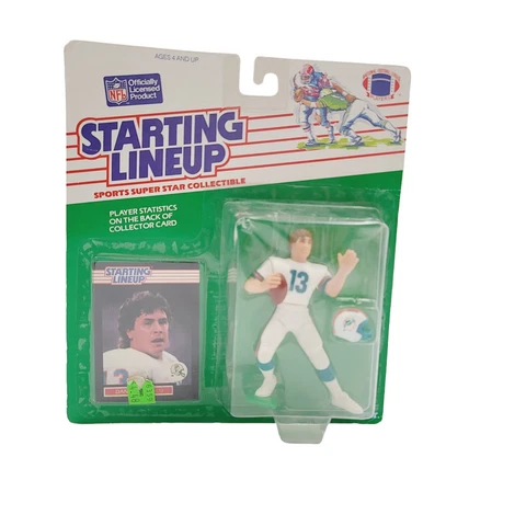 1989 Starting Lineup Dan Marino Miami Dolphins Warped Card Cover