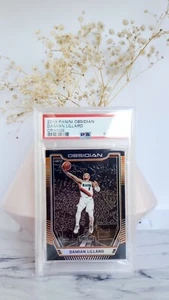 2018-19 Panini Obsidian Damian Lillard SSP /25 Orange Etch Refractor PSA 9 Mint! - Picture 1 of 2
