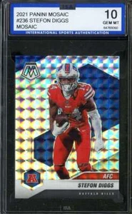 Billetes Panini Mosaic Mosaic 2021 #236 Stefon Diggs ISA 10 *K6434 - Imagen 1 de 2