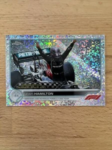 2022 Topps Cromo F1 Mini Rifrattore Diamanti #154 LEWIS HAMILTON #'ed/299 - Foto 1 di 2
