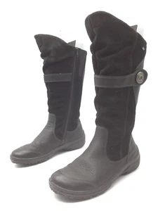 Legero Botas De Cuero Negro Para Mujer T.39 US.7 UK.5 1/2 - Imagen 1 de 5