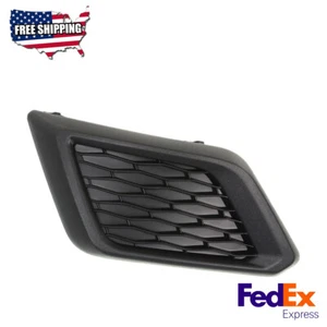 Fog Light Cover Textured Black Front Driver Side Fits 14-16 Nissan Rogue S SL SV - Picture 1 of 5