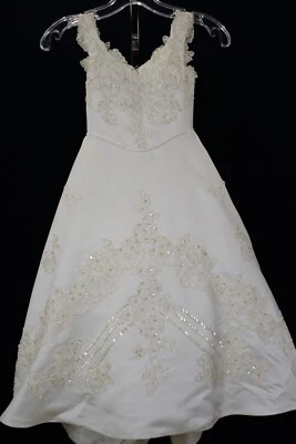 Vestido de novia David's blanco Michael Angelo para mujer blanco talla 4 Foto 1 de 4