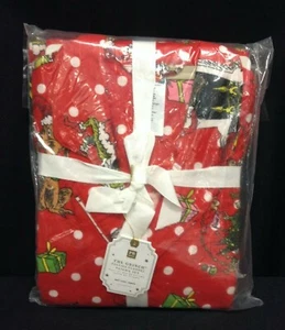 Pottery Barn Teen Grinch festlich Bio Flanell Pyjama Set Dr. Seuss Erwachsene Small - Bild 1 von 6