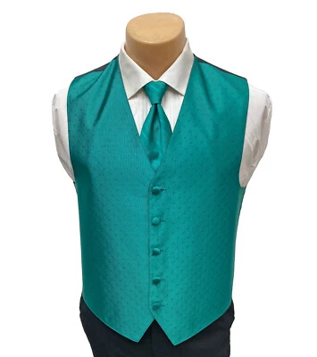 Men's Lauren Ralph Lauren Jade Green Tuxedo Vest with Choice of Tie - Image 1 of 4