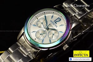 New Invicta Ladies Angel Zager Exclusive Silver Dial Steel Bracelet Watch - Picture 1 of 9
