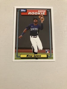 2020 Topps TBT Kyle Lewis 1992-93 Hockey Super Rookie Card Mariners - Picture 1 of 1