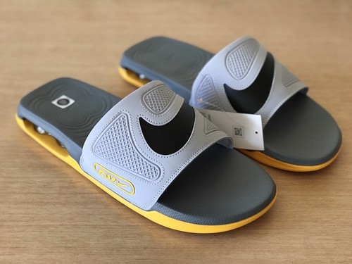 Sandali Nike Air Max Cirro Slides grigio gomma nera DC1460 001 da uomo taglia 13 nuovi rari