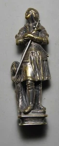 Sceau à cacheter - Jeanne d'Arc sceau d'un marquis d= 83 x 28 mm DAUBREE fondeur - Imagen 1 de 3