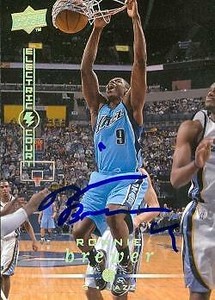 Ronnie Brewer autographed Basketball Card (Utah Jazz) 2008 Upper Deck #193