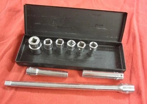 Lot of 8 Snap-On 1/4" Drive Sockets & TM60 Extension USA 3/8 1/4 9/32 7/32 3/16 - Picture 1 of 14