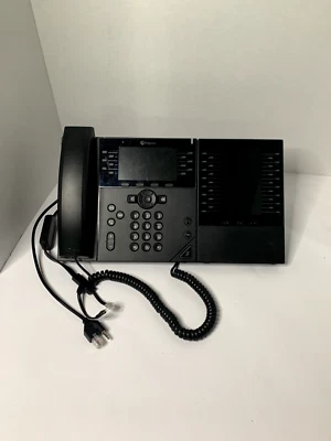 Polycom VVX450 + VXX EM50 Expansion Module IP Business Phone [W-388] - Image 1 of 3