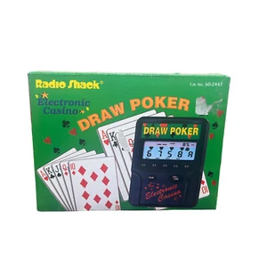 Radio Shack Electronic Casino Draw Poker Handheld Electronic Game 60-2447 - NEW - Picture 1 of 4