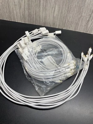 Monoprice 8604 Display Port 36" White lot of 20 Cables - Image 1 of 4
