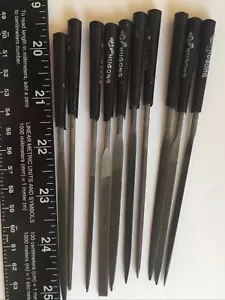 Precision Needle File Set 10pc Jewelers Metal Glass Hobby Tool FREE SHIPPING! - Picture 1 of 2