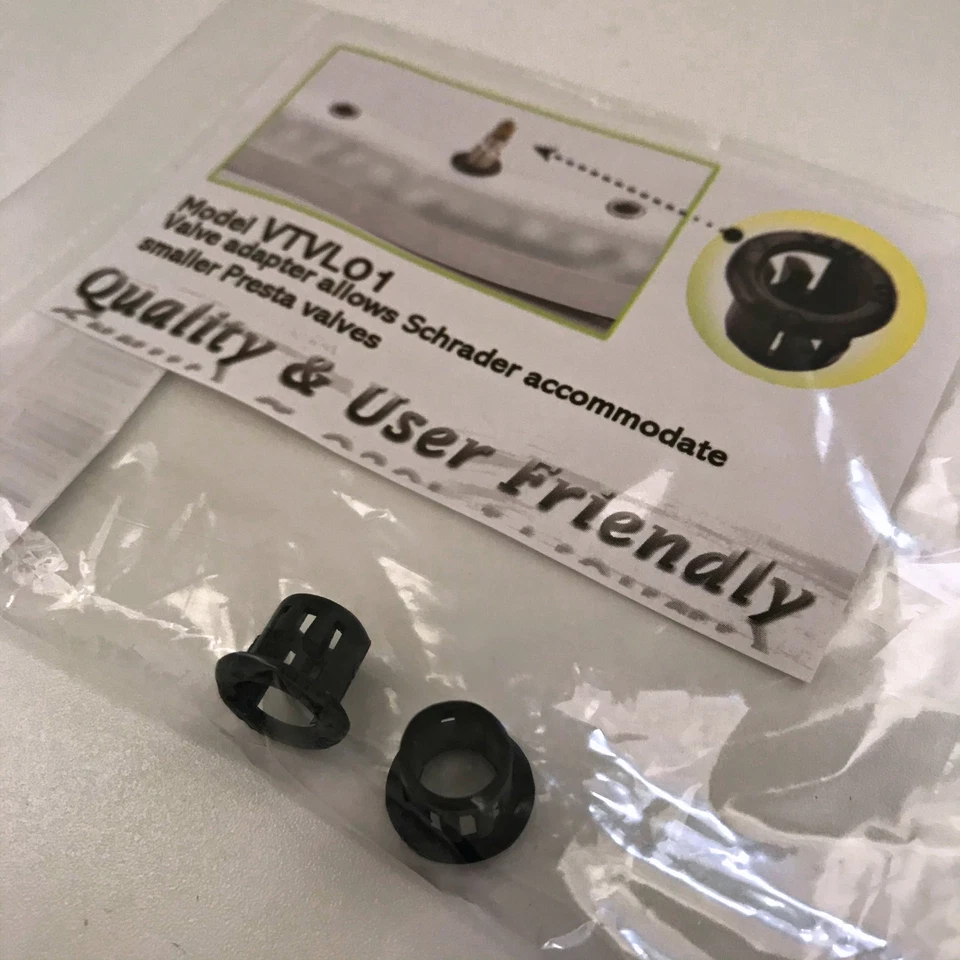 Auto Valve to Presta Valve Rim Adaptor — AUS Stock — American French Adapter 2pc - Image 1 of 1