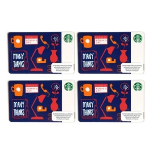 Starbucks USA Gift Card / MANY THANKS 2012 / NEW Good Condition_S76 - Picture 1 of 1