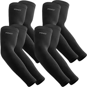 "4 pares de mangas de brazo para hombres y mujeres proteccion solar UV brazos" - Picture 1 of 6
