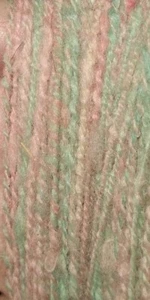 PINK & CYAN SUPERFINE YARN, handspun & dyed-in-the-wool - Picture 1 of 4