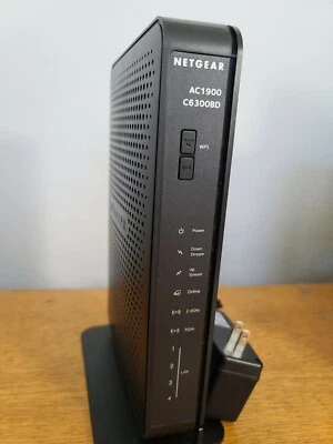 The NETGEAR AC1900 C6300BD is a cable modem router that provides high-speed - Image 1 of 4