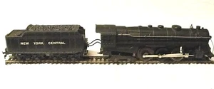 New York Central #6096, 4-6-4 Steam Locomotive & Tender,No Stripes(Marx,HO),Runs - Picture 1 of 10