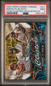 2023 Topps Cosmic Chrome Bogaerts Tatis Jr. Soto Star Clusters Gold PSA 9 Mint - Picture 1 of 3