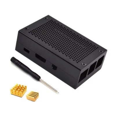 Boitier en Aluminium avec dissipateur Thermique Compatible pour Raspberry Pi ... - Photo 1/4