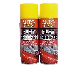 2 XRUST PROOFER Auto Extreme Aerosol Spray Paint ,400ml BODY PAINT OUTDOOR - Picture 1 of 2