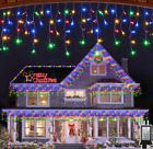 164FT LED Christmas Lights Outdoor with 352 Drops, Christmas Decorations Hang...