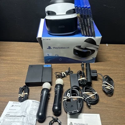 Sony PlayStation VR Headset PS4 PSVR Headset,Camera, Unit, With Games . 2 sealed - Image 1 of 4