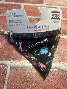 Bobs From Skechers Cat Bandana Breakaway 10-12 Inches (25-30cm) New - Picture 1 of 2