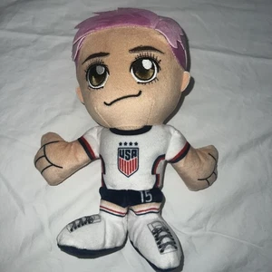 Peluche Bleacher Creatures US Women's Soccer Megan Rapinoe 8" Kuricha nuovo senza etichette - Foto 1 di 6