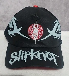 SLIPKNOT Snapback Trucker Hat Black Mesh Vintage 2005 - Picture 1 of 6