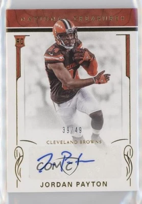 2016 Panini National Treasures Signatures Gold /49 Jordan Payton Rookie Auto RC - Image 1 of 2