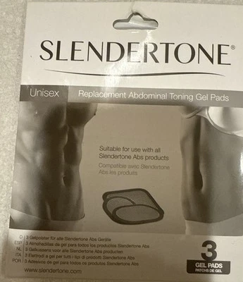 Almohadillas de gel tonificantes abdominales de repuesto unisex SLENDERTONE almohadillas selladas, 3 almohadillas de gel Foto 1 de 2