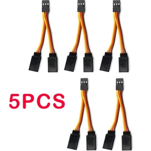 5Pcs Y Harness Splitter Cable Servo Extension Lead Wire Fit For RC Futaba/JR 7cm - Picture 1 of 7
