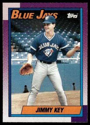 1990 O-Pee-Chee Jimmy Key Toronto Blue Jays #371 - Image 1 of 2