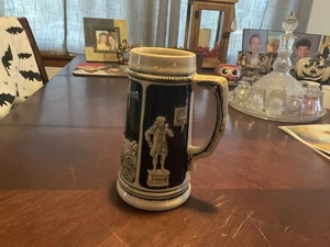 Vintage Bierstein Alt Heidelberg Du Feine Germany creme mit schwarz - Bild 1 von 6