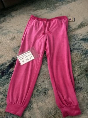 NWT Champion FW Velour Joggers Hot Pink Women’s Sz XL FREE SHIPPING!! - Image 1 of 4